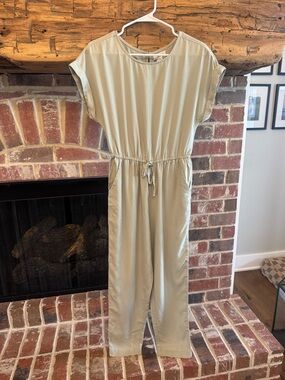 Japna Cropped Romper Jumpsuit Small NWT Sage Green TJ Maxx